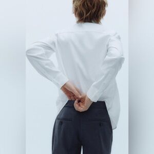 Zara Kids Plain Cotton Dress Shirt